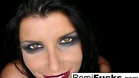 Chained Brunette Roughed Up By Derrick Pierce