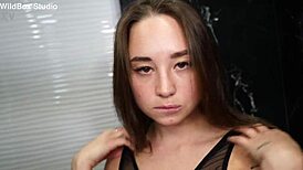 Pretty Mary In Shower Poses