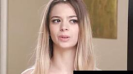 Cute Molly Little Steals Stepsister's Big Birthday Present