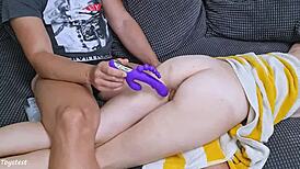 Hottest Milf Takes G-Spot Double Orgasm