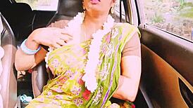 indian beautiful aunty with english boy fucking hard for long drive with telugu dirty talks