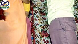 Desi Village Bhabhi Naked In Saree Gets Ass Fucked Anal Style Full Video