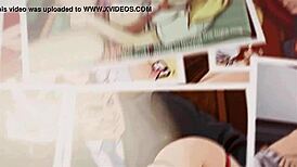 Gloria uses vibrating doodad to seduce boss in comic storyline