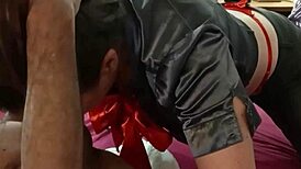 2378Te01 - Blonde Amateur French Slut Nightie Sexy Clothes Satin Thong And Lingerie Fuck In Doggystyle Rimming Blowjob Pov