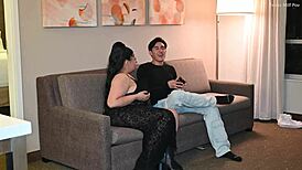 Horny Step Mom Teases Son So She Can Fuck Him Ft Goddessx