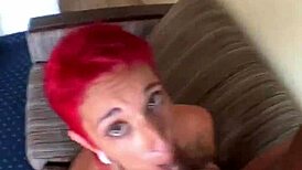 Gialovely enjoys performing oral on a large member.