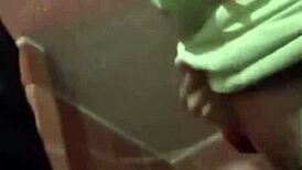 big ass gaping in kitchen