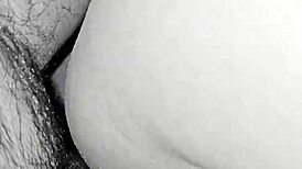 Homemade amateurs try anal in black and white with big cocks and orgasms