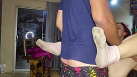 hot 19 year old stepdaughter got a her first throught pie after tight pussy fuck