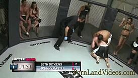 Blonde Teen Slut Alexia Rae Battles Group Bang Winner with Monster Cock