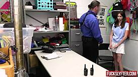 I found this sweet girl stealing stuff at work