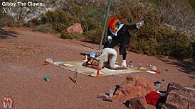 Granny's Turkey Gets Fucked In Holiday Costume