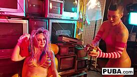 Want to see Jezebelle and Leya in lesbian sex?