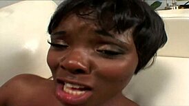 Brunette milf stacy adams takes a massive cock deep