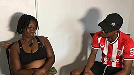 An interview with a top nigerian female model during casting 😊