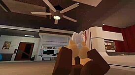 Shy Slut Gets Fucked On Roblox Condo With Monster Cock
