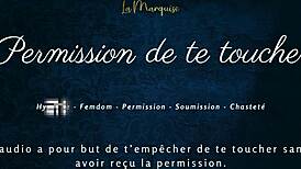 Intense French joi edging