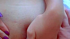 Desi College Girl - Pussy Rubbin Orgasm In Close-Up External Creampie With Big Cock