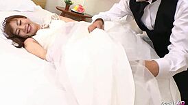 Small Tits Japanese Bride Cheats with Last Creampie Fuck