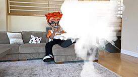 linda lan expertly rides big cock on casting couch