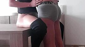 Hot Milf In Boots Gets Fucked On Desk