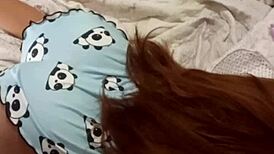 Adoptive Stepdaughter Engages in Threesome Sex with New Stepfathers Using Sex Toys