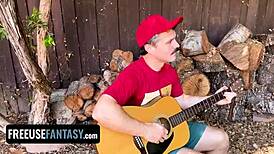 foursome where we share my girlfriend and fuck outdoors in a freeuse fantasy