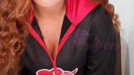Naruto's Curvy Teen Cosplayer Masturbates Shaved Pussy in Homemade Video