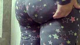 Lori's ass clenches during physical movements