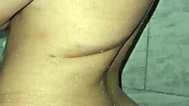 Mature Woman Enjoys A Relaxing Shower Session In Part One