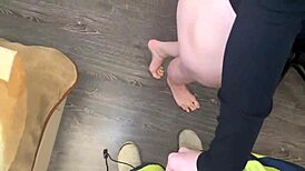 Redhead Teen 18+ with Natural Tits Loves to Fuck Amateur Couple!