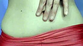 Trainer's belly button fetish at the gym