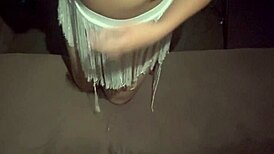 your favorite goth girl with glasses fingers her pretty ass until she squirts everywhere