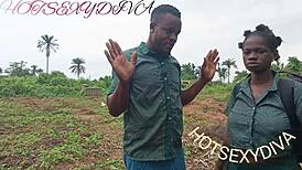 Sexy nastybitch fucks school mate in bush for cash