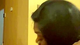 Ebony Babe Sucks Big Black Cock