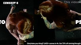 Sophia demonstrates great sucking power in this intriguing scene