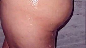 Mature Woman Enjoys A Relaxing Shower Session In Part One