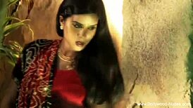 sensual indian beauty dances solo in romantic style