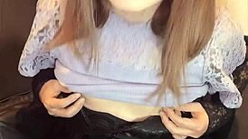 i'm a cute ladyboy masturbating quietly, oops i mean quietly