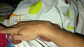 perverted father-in-law sneaks into stepdaughter's room at night for blowjob