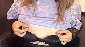 i'm a cute ladyboy masturbating quietly, oops i mean quietly