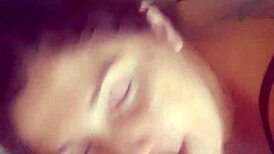 Ruiva safada depila a buceta pra levar rola e leitinho na cara do vizinho casado