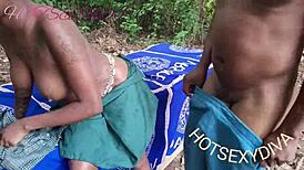 Sexy nastybitch fucks school mate in bush for cash