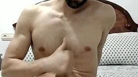 Attractive Guy Boldly Shows Ass While Jerking Off