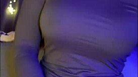 Pretty redhead with blue eyes rides dildo hard while fingering cum-covered ass