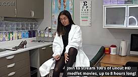 aria nicole lies back as doctor tampa massages her tattooed feet toes and soles close-up on beat2feet