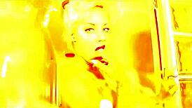 Sexy Babe Rips Clothes In Fiery Striptease Undressing Big Tits