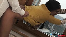 Bhabi rides white cock everywhere apartment ends cumshot facial lick