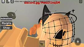 roblox cutie, spread those legs wide for chad's throbbing african cock to stretch you out.