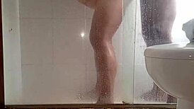 plowing my 70 year old neighbor's ass ends with creampie and mouth finish